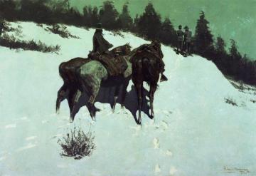 A Reconnaissance Artwork by Frederic Remington