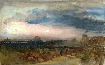 The So-Called Temple of Minerva Medica and the Porta San Lorenzo, Rome, at Sunset Artwork by Joseph Mallord William Turner