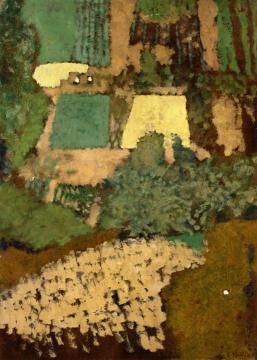View Down the Hill Artwork by Edouard Vuillard