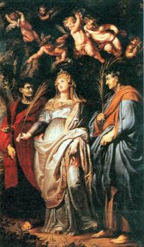 St Domitilla with St Nereus and St Achilleus Artwork by Peter Paul Rubens