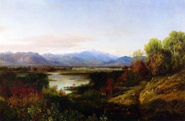 Mount Washington And The Saco River Artwork by Aaron Draper Shattuck