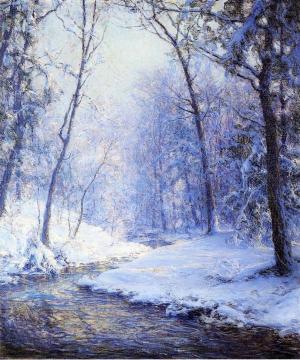 Early Snow Artwork by Walter Launt Palmer