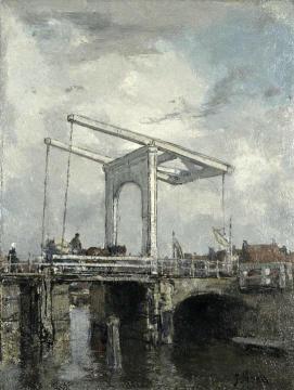 A Drawbridge in a Dutch Town Artwork by Jacob Maris