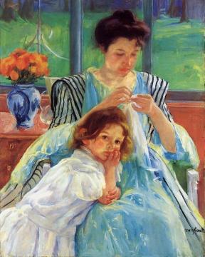 Young Mother Artwork by Mary Cassatt