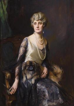 Portrait Of Mrs. Frederick L. Pratt Artwork by Philip Alexius de Laszlo