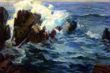 Crashing Waves Artwork by Jean Mannheim