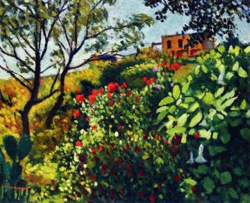 Geraniums, Summer Artwork by Albert Marquet