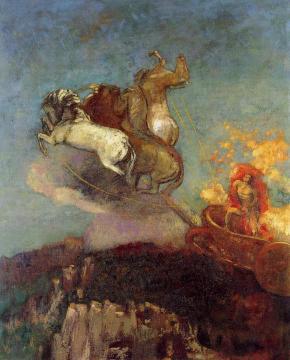 Apollo's Chariot Artwork by Odilon Redon