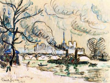 Paris Artwork by Paul Signac