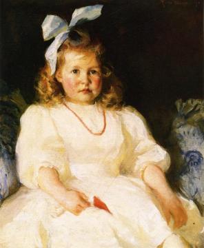 Portrait of Elizabeth Tyson Russell Artwork by Frank Weston Benson
