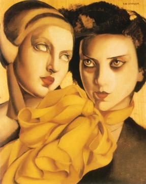 Young Ladies Artwork by Tamara De Lempicka