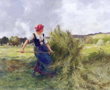 Haymaking Artwork by Julien Dupre