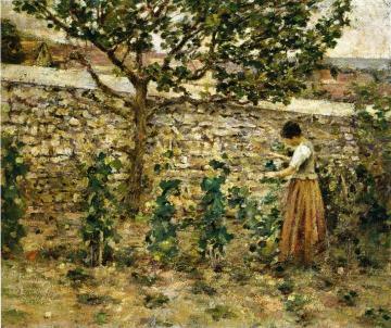 In the Garden Artwork by Theodore Robinson