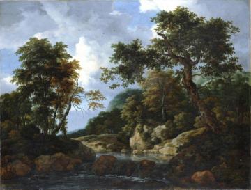 The Forest Stream Artwork by Jacob van Ruisdael