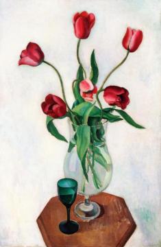 Tulips Artwork by Charles Sheeler