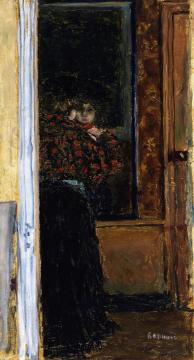 Before the Glass Artwork by Pierre Bonnard