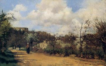 Springtime In Louveciennes Artwork by Camille Pissarro