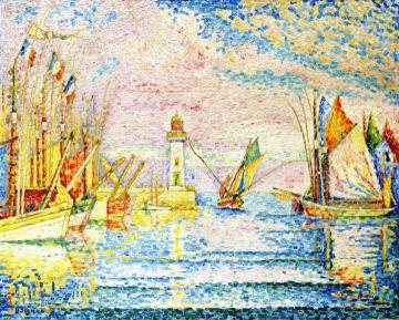 The Lighthouse, Groix Artwork by Paul Signac