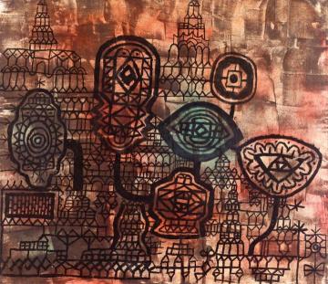 Forged Still Life Artwork by Paul Klee