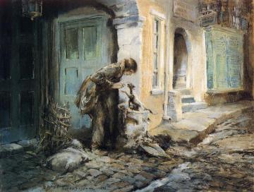 Alley Cat Artwork by Everett Shinn