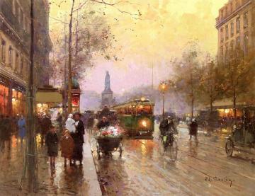 Place de la Republic Artwork by Edouard Léon Cortes