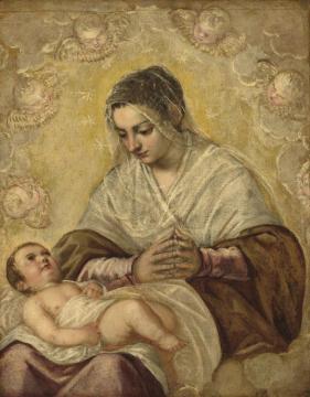 The Madonna Of The Stars Artwork by Tintoretto Jacopo