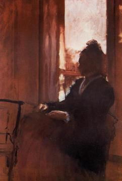 Woman at the Window Artwork by Edgar Degas