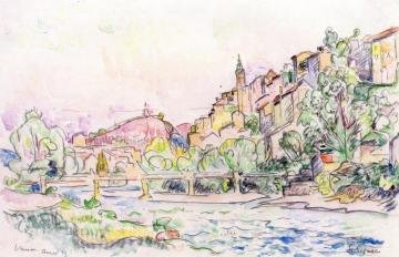 Vaison Artwork by Paul Signac