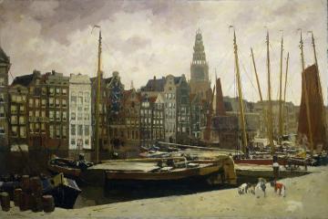 The Damrak In Amsterdam Artwork by George Heidrik Breitner