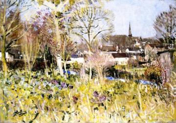 The Village Outskirts Artwork by Pierre Eugène Montézin