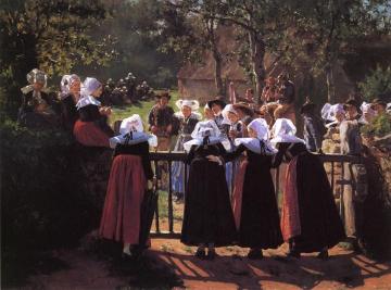 Harvest Festival Artwork by Henry Mosler
