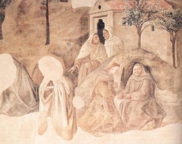 Rules of the Carmelite Order (detail) Artwork by Fra Filippo Lippi