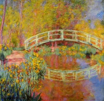 The Japanese Bridge at Giverny Artwork by Claude Oscar Monet