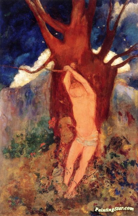 Saint Sebastian Artwork by Odilon Redon