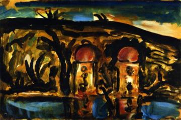 Paysage Africain. Pour Ubu Artwork by Georges Rouault