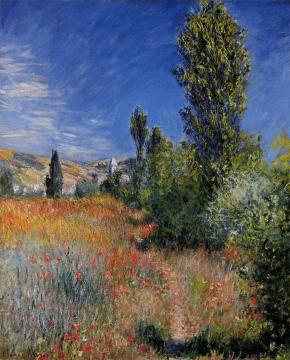 Landscape on the Ile Saint-Martin Artwork by Claude Oscar Monet