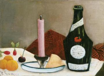 The Pink Candle Artwork by Henri Rousseau
