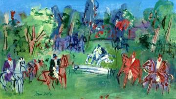 Obstacle Course Artwork by Jean Dufy