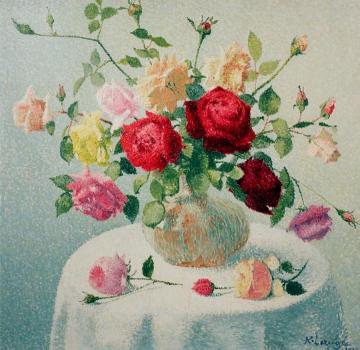 Bouquet De Fleurs Artwork by Achille Lauge