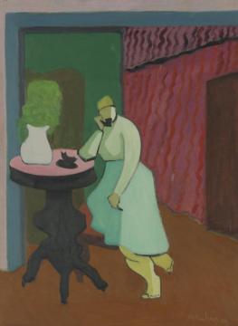 Woman At Telephone Artwork by Milton Avery