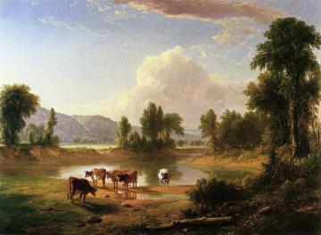 View of Esopus Creek, Ulster County, New York Artwork by Asher B. Durand