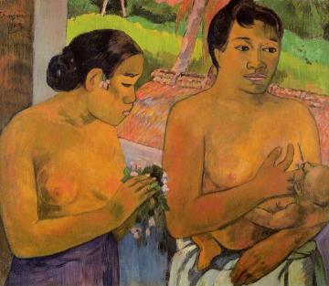 The Offering Artwork by Paul Gauguin
