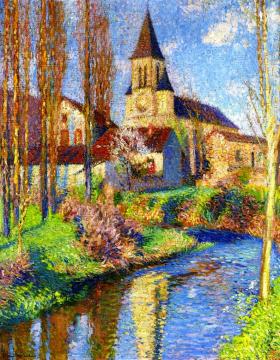 Church in Labastide du Vert Artwork by Henri Martin