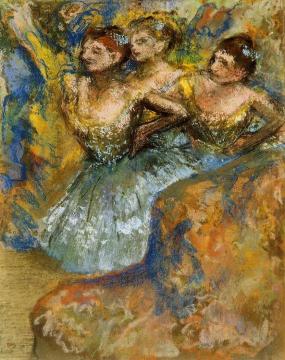 Group of Dancers Artwork by Edgar Degas