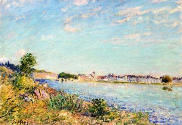 Saint-Mammes Artwork by Alfred Sisley