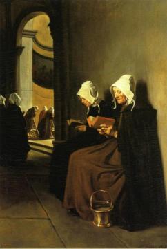 On The Pauper's Bench - Souvenir Of Brittany Artwork by Francois Bonvin