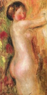 Nude with Raised Arms Artwork by Pierre Auguste Renoir