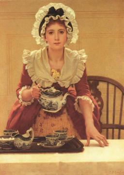 Tea Artwork by George Dunlop Leslie
