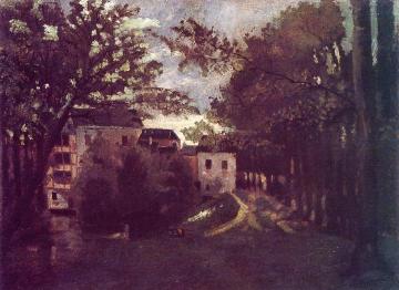 The Mill at La Roche Goyon Artwork by Camille Pissarro