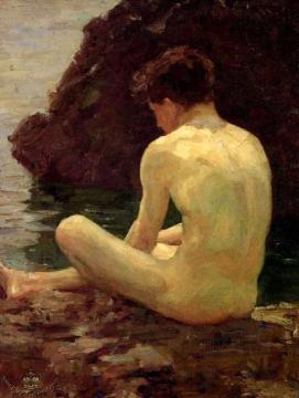 July sun Artwork by Henry Scott Tuke